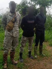 A picture of some of the private security guards A picture of some of the private security guards